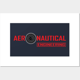 aeronautical engineering with turbine image Posters and Art